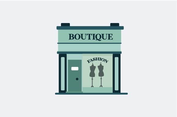 Download Boutique Vector Building Illustration - Building Collection