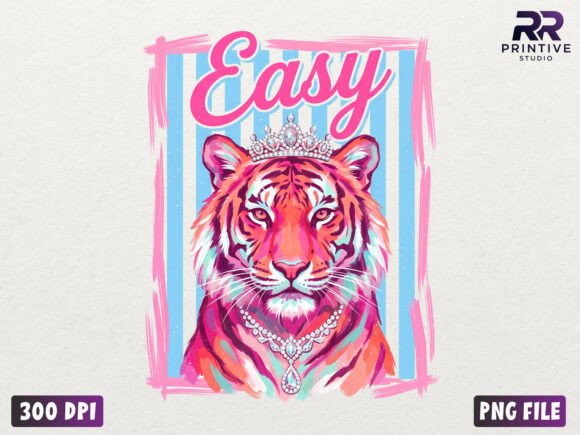 Download Easy Tiger Preppy Striped PNG - Easy Collection