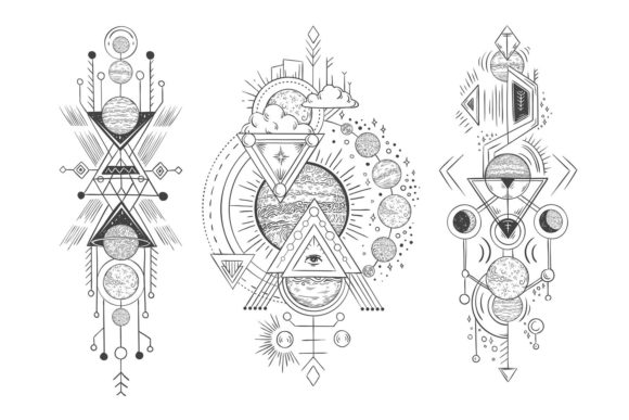 Download Solar System Planet Sketch - Plane Collection