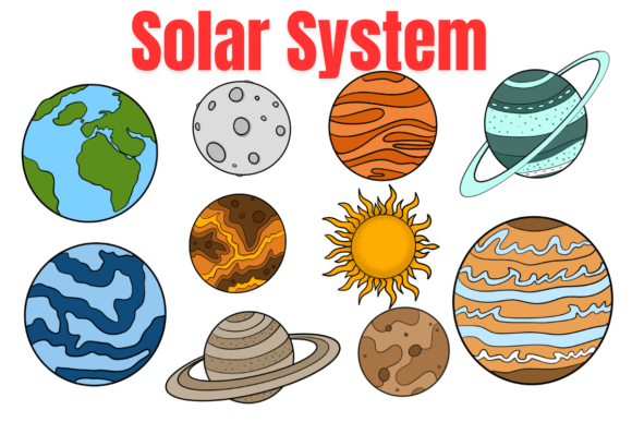 Download Solar System Planet Clipart Illustration - Plane Collection