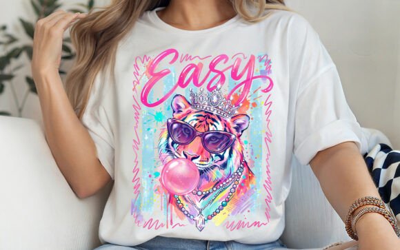Download Easy Tiger Preppy Striped T-shirt PNG - Easy Collection