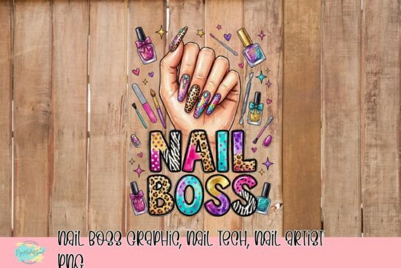 Download Nail Boss Graphic, Nail Tech, Nail Artist PNG - Tech Collection